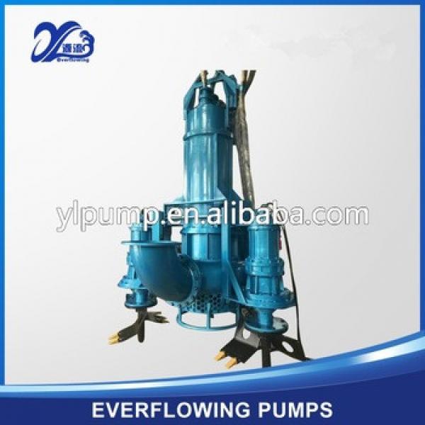 large and samll portable industrial electric submersible river sand mud slurry sloid sucking pump #1 image