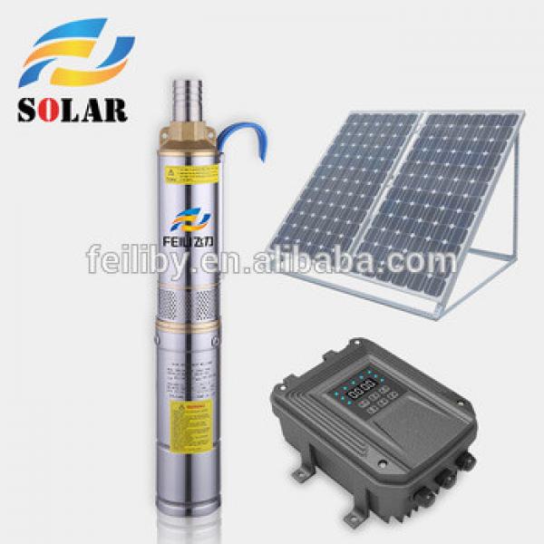 1100w submersible solar water pump 50m solar borehole pump 3 inch diameter solar pump #1 image