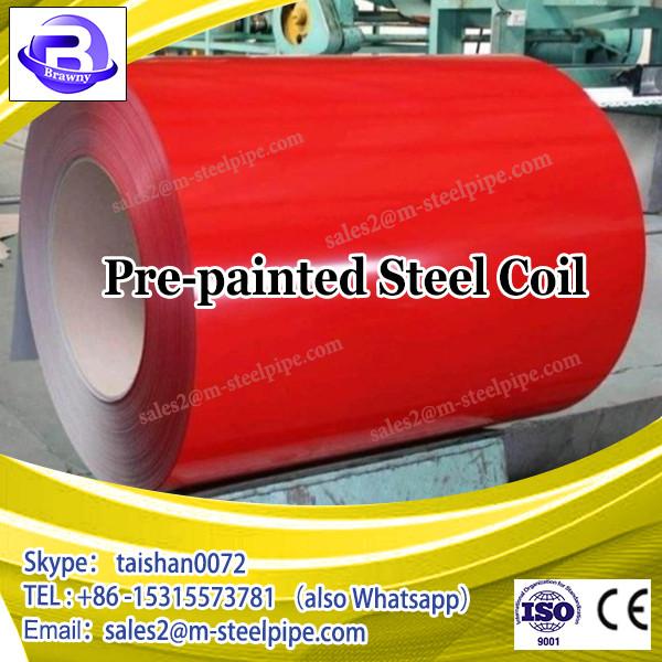 2018 new hot dipped construction color coated steel coil/ppgi steel coil #3 image