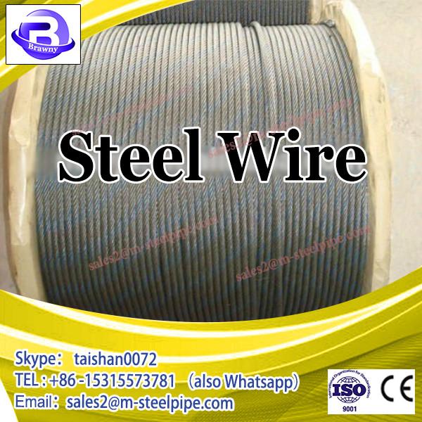 7 gauge factory price galvanized steel wire #1 image
