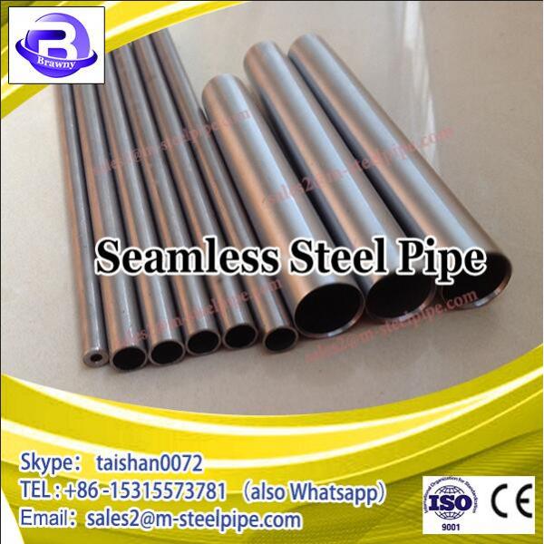 Plastic carbon steel seamless steel pipe made in China #3 image
