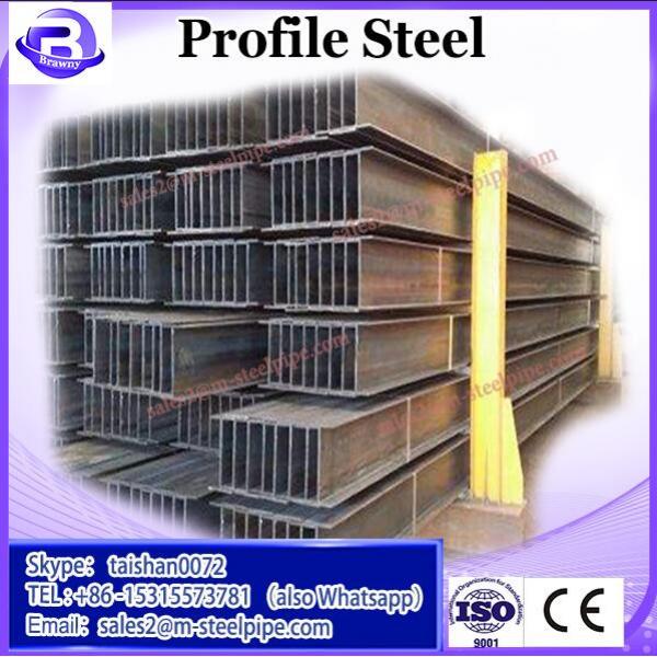 8mm thick ! u section galvanized steel profile longitudinal round welded tube #2 image